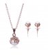 SET689 - Floral Pearl Fashion Necklace Set